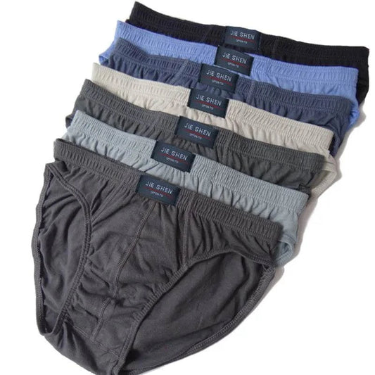 Men’s Comfortable Cotton Briefs | 5Pcs Lot (M-5XL) Underwear 🩳Upgrade your essentials with these men’s comfortable cotton briefs available in a convenient 5pcs lot. Made from 100% soft cotton, these briefs provide a snug yet coShop All I WantShop All I WantComfortable Cotton Briefs