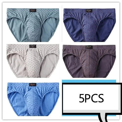 Men’s Comfortable Cotton Briefs | 5Pcs Lot (M-5XL) Underwear 🩳Upgrade your essentials with these men’s comfortable cotton briefs available in a convenient 5pcs lot. Made from 100% soft cotton, these briefs provide a snug yet coShop All I WantShop All I WantComfortable Cotton Briefs
