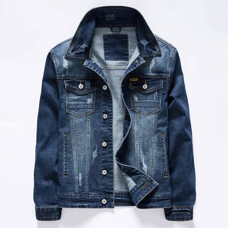 Classic Denim Jacket for Men 🧥👖Elevate your casual style with our Classic Denim Jacket for Men - a timeless and versatile wardrobe essential that adds a touch of rugged sophistication to any outfiSHOP ALL I WANTShop All I WantClassic Denim Jacket