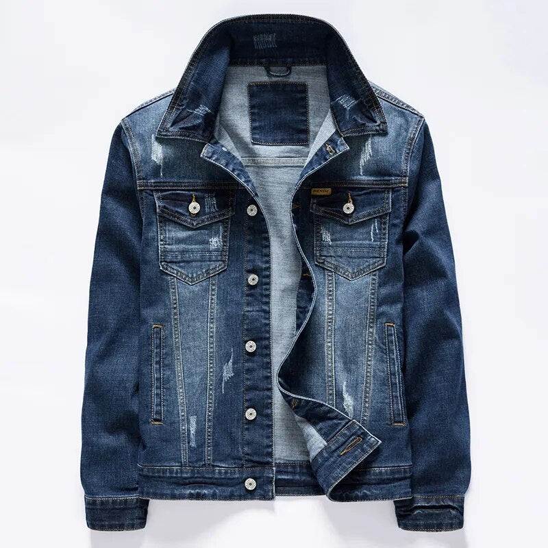 Classic Denim Jacket for Men 🧥👖Elevate your casual style with our Classic Denim Jacket for Men - a timeless and versatile wardrobe essential that adds a touch of rugged sophistication to any outfiSHOP ALL I WANTShop All I WantClassic Denim Jacket