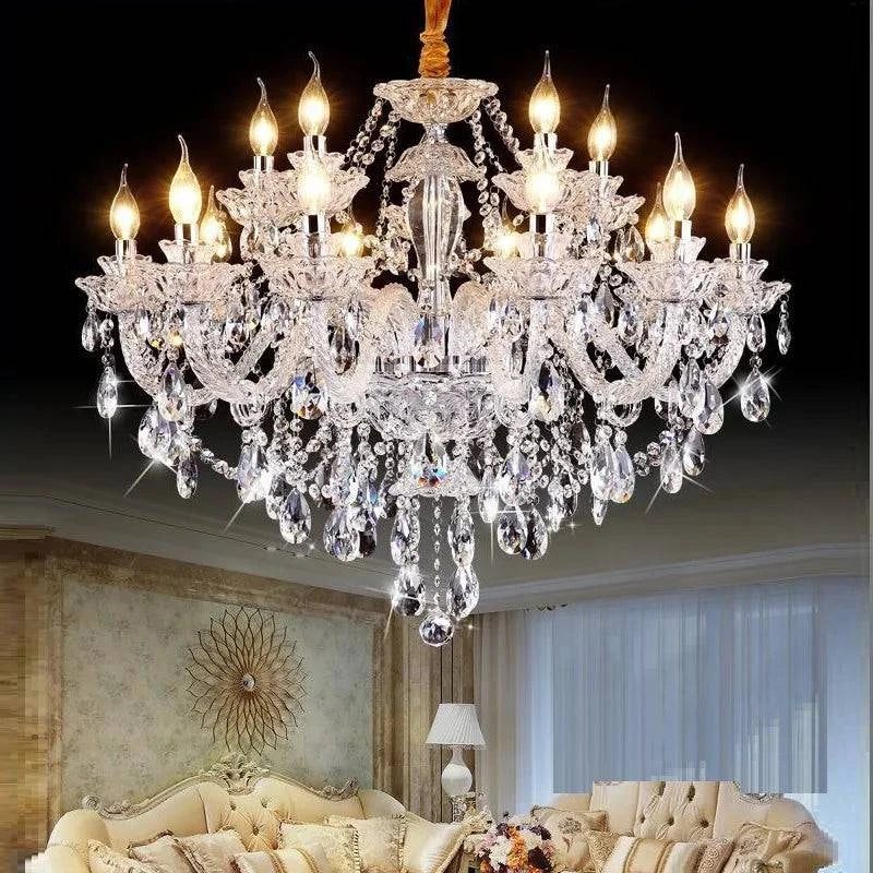 Crystal Chandelier πAdd a touch of luxury to your space with this stunning Crystal Chandelier. Featuring top K9 crystals, a polished chrome finish, and an art deco design, this chandeliShop All I WantShop All I WantCrystal Chandelier π