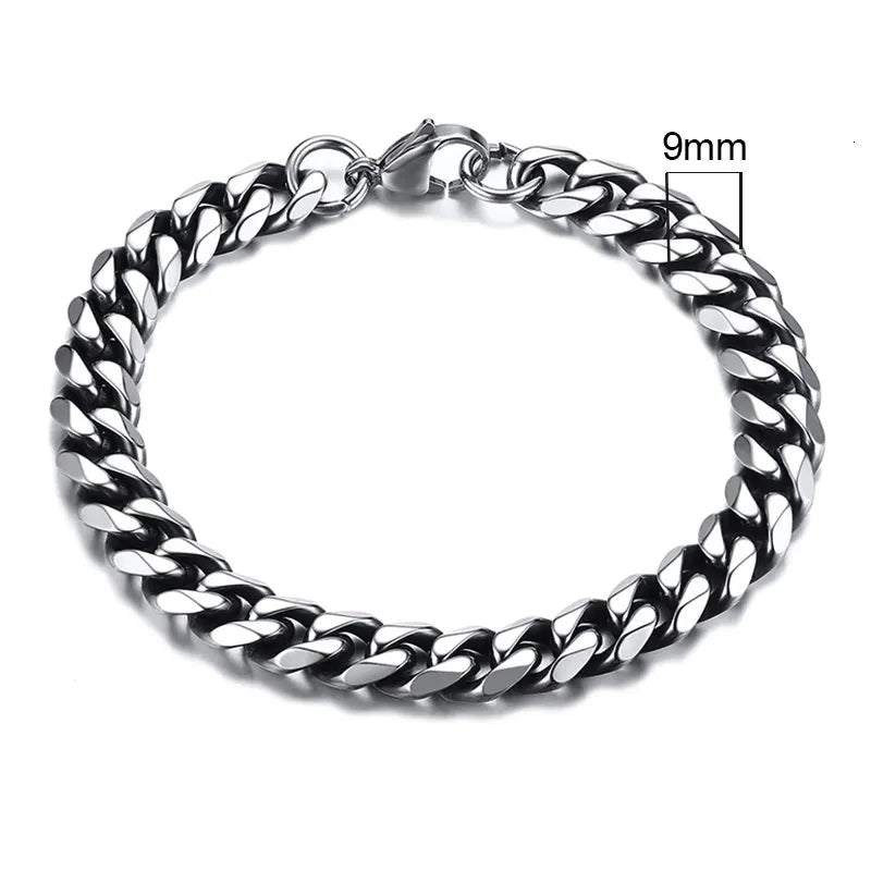 Men's Chunky Miami Curb Bracelet ππThese are stylish and versatile stainless steel bracelets that come in various widths, lengths, and colors, allowing you to find the perfect one to match your style SHOP ALL I WANTShop All I WantChunky Miami Curb Bracelet