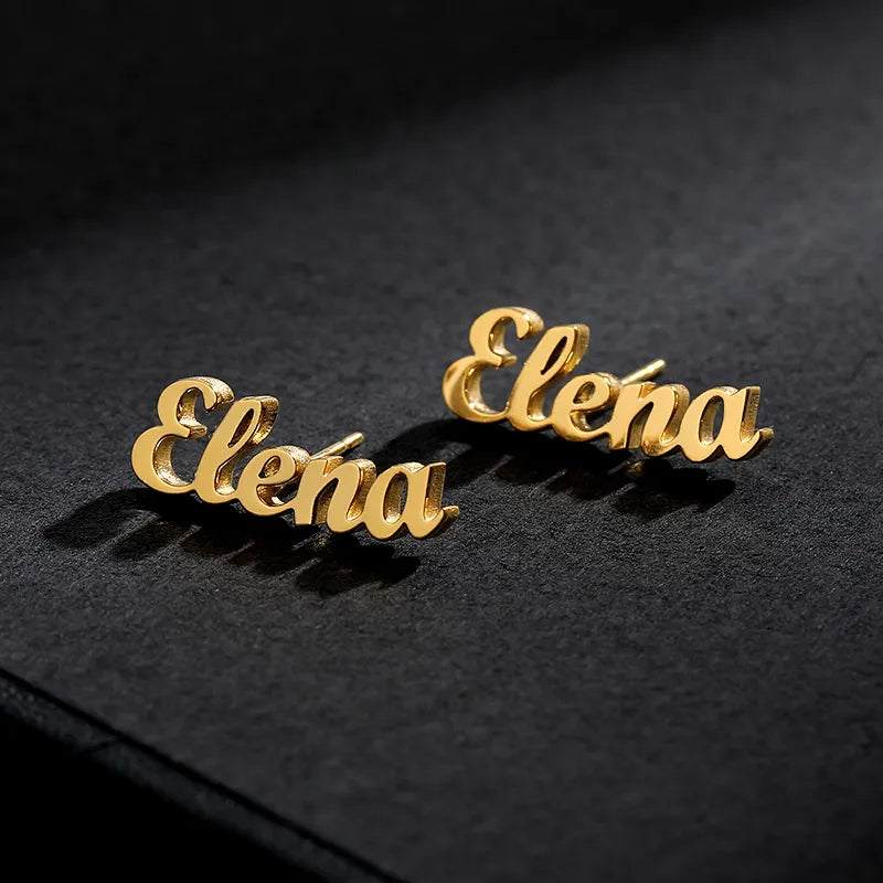 Custom Name Earrings ✨🎁Elevate your style with our Personalized Nameplate Stud Earrings - a unique and glamorous gift for yourself or a loved one. ✨🎁
Key Features:
💎 Personalized PerfectSHOP ALL I WANTShop All I WantCustom