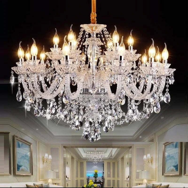 Crystal Chandelier πAdd a touch of luxury to your space with this stunning Crystal Chandelier. Featuring top K9 crystals, a polished chrome finish, and an art deco design, this chandeliShop All I WantShop All I WantCrystal Chandelier π
