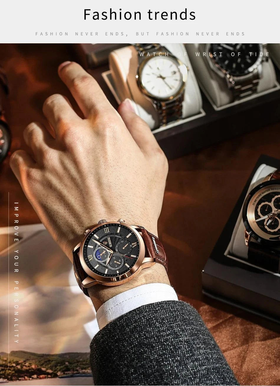 2025 LIGE Luxury Leather Watch for Men | Waterproof Casual Quartz ⌚Discover elegance and functionality with this 2025 men’s watch, a top brand that combines luxury with practicality. This casual quartz timepiece features a durable lShop All I WantShop All I Want2025 LIGE Luxury Leather Watch