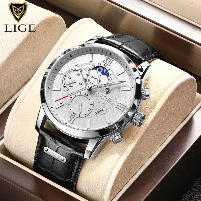 2025 LIGE Luxury Leather Watch for Men | Waterproof Casual Quartz ⌚Discover elegance and functionality with this 2025 men’s watch, a top brand that combines luxury with practicality. This casual quartz timepiece features a durable lShop All I WantShop All I Want2025 LIGE Luxury Leather Watch
