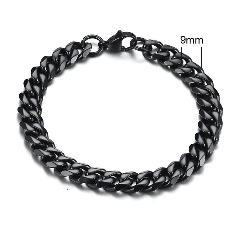 Men's Chunky Miami Curb Bracelet ππThese are stylish and versatile stainless steel bracelets that come in various widths, lengths, and colors, allowing you to find the perfect one to match your style SHOP ALL I WANTShop All I WantChunky Miami Curb Bracelet