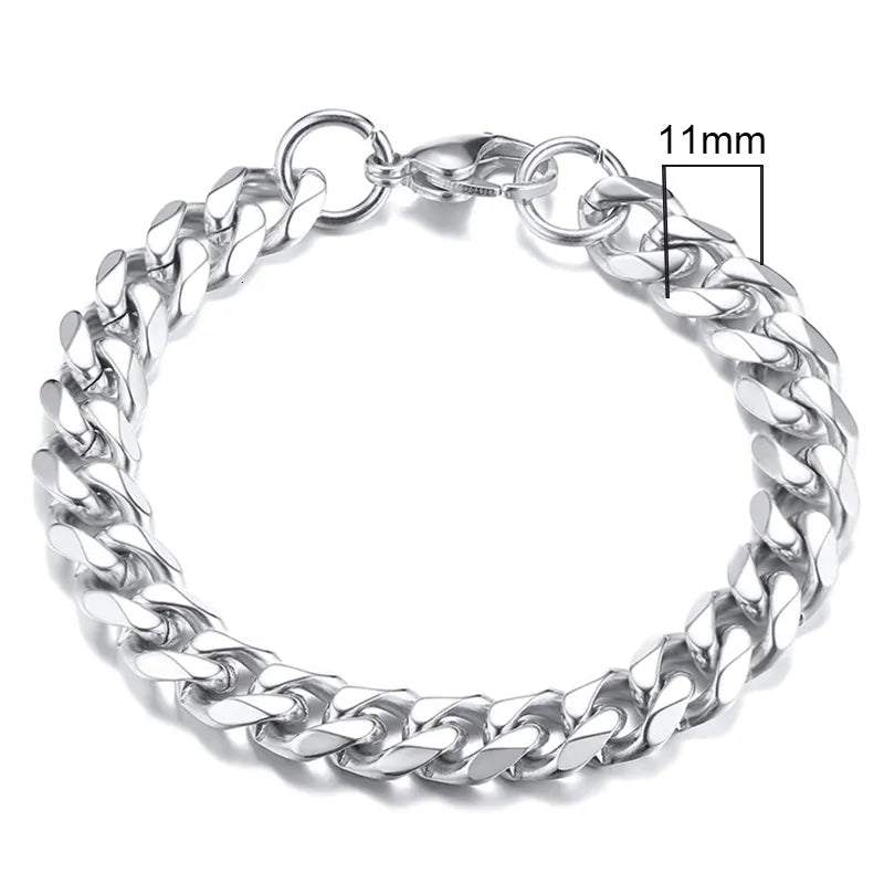Men's Chunky Miami Curb Bracelet ππThese are stylish and versatile stainless steel bracelets that come in various widths, lengths, and colors, allowing you to find the perfect one to match your style SHOP ALL I WANTShop All I WantChunky Miami Curb Bracelet
