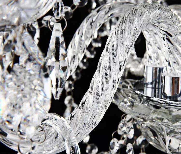 Crystal Chandelier πAdd a touch of luxury to your space with this stunning Crystal Chandelier. Featuring top K9 crystals, a polished chrome finish, and an art deco design, this chandeliShop All I WantShop All I WantCrystal Chandelier π