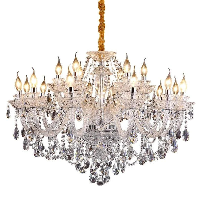 Crystal Chandelier πAdd a touch of luxury to your space with this stunning Crystal Chandelier. Featuring top K9 crystals, a polished chrome finish, and an art deco design, this chandeliShop All I WantShop All I WantCrystal Chandelier π