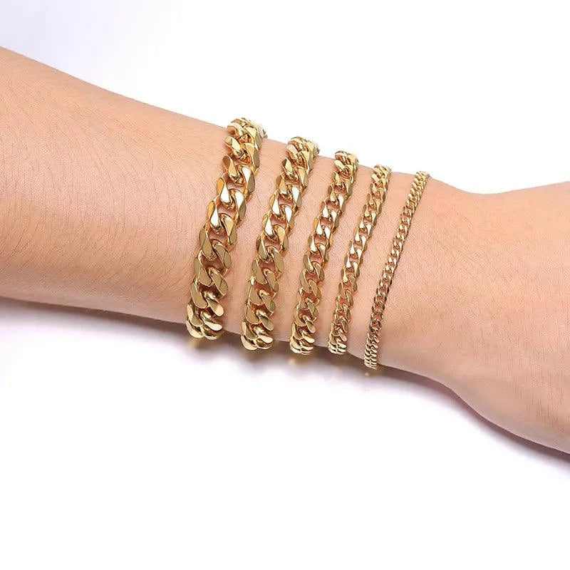 Men's Chunky Miami Curb Bracelet ππThese are stylish and versatile stainless steel bracelets that come in various widths, lengths, and colors, allowing you to find the perfect one to match your style SHOP ALL I WANTShop All I WantChunky Miami Curb Bracelet