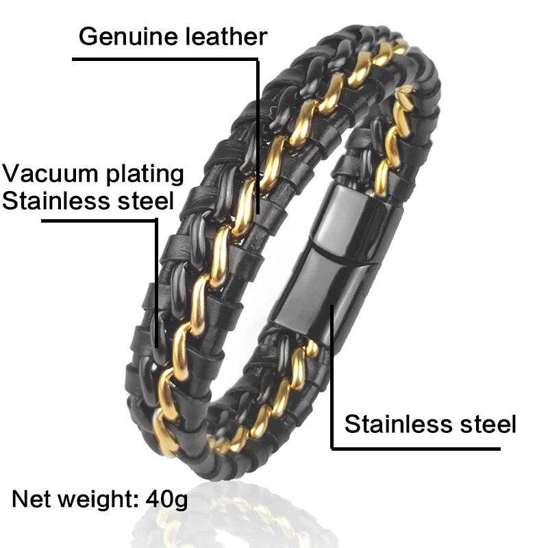 Genuine Leather Chain Bracelet for Men ๐๐งElevate your style with our Genuine Leather Chain Bracelet for Men - a fashionable and rugged accessory that adds a touch of sophistication to your look. ๐๐ง๐ซ
Key SHOP ALL I WANTShop All I WantGenuine Leather Chain Bracelet