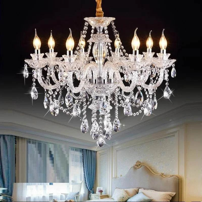Crystal Chandelier πAdd a touch of luxury to your space with this stunning Crystal Chandelier. Featuring top K9 crystals, a polished chrome finish, and an art deco design, this chandeliShop All I WantShop All I WantCrystal Chandelier π