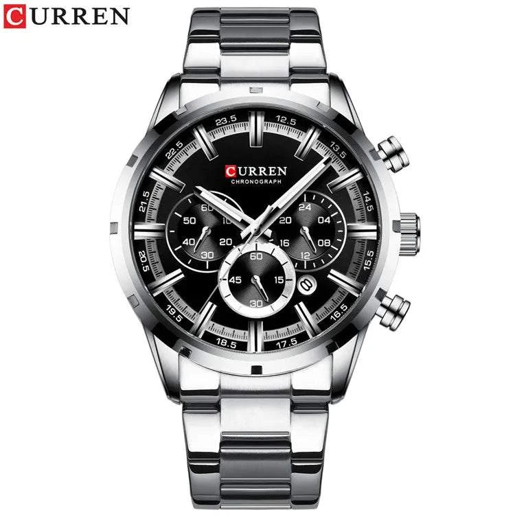 Business Watch | Blue Dial Stainless Steel Waterproof Luxury ⌚Elevate your professional look with this men's business watch featuring a striking blue dial. Crafted with a durable stainless steel band, this timepiece combines elShop All I WantShop All I WantBlue Dial Stainless Steel Waterproof Luxury ⌚