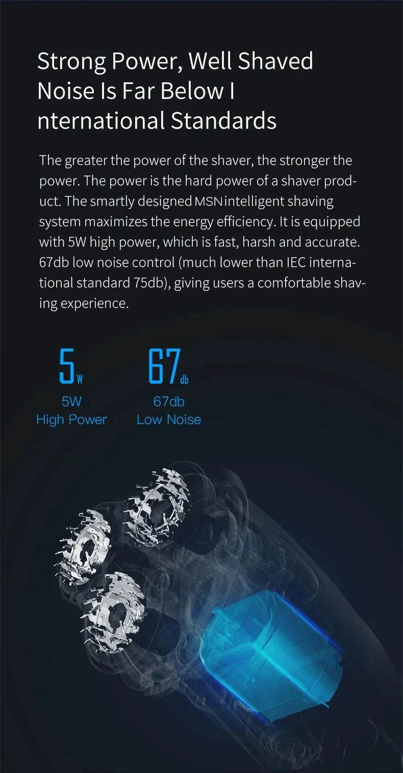 Men's Smart Electric Shaver – Waterproof Beard Trimmer for Wet & Dry UUpgrade your grooming routine with this Men's Smart Electric Shaver, designed for both wet and dry shaving. Featuring an IPX7 waterproof rating, it’s perfect for useShop All I WantShop All I WantMen's Smart