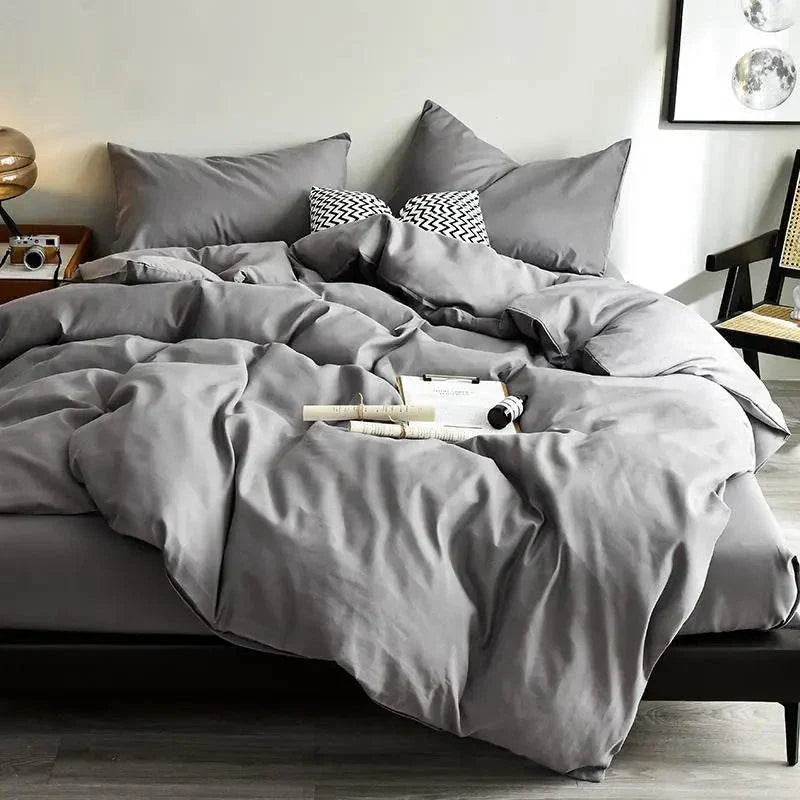 Shop All I Want Bonenjoy 1pc White Duvet Cover, Solid Color Bedding Quilt Cover, SinglTransform your bedroom with this elegant White Duvet Cover by Bonenjoy, a perfect choice for modern home design ideas. Crafted from 100% polyester with a soft sandinShop All I WantShop All I WantBonenjoy 1pc White Duvet Cover, Solid Color Bedding Quilt Cover, Single/Double/Queen Size ποΈ