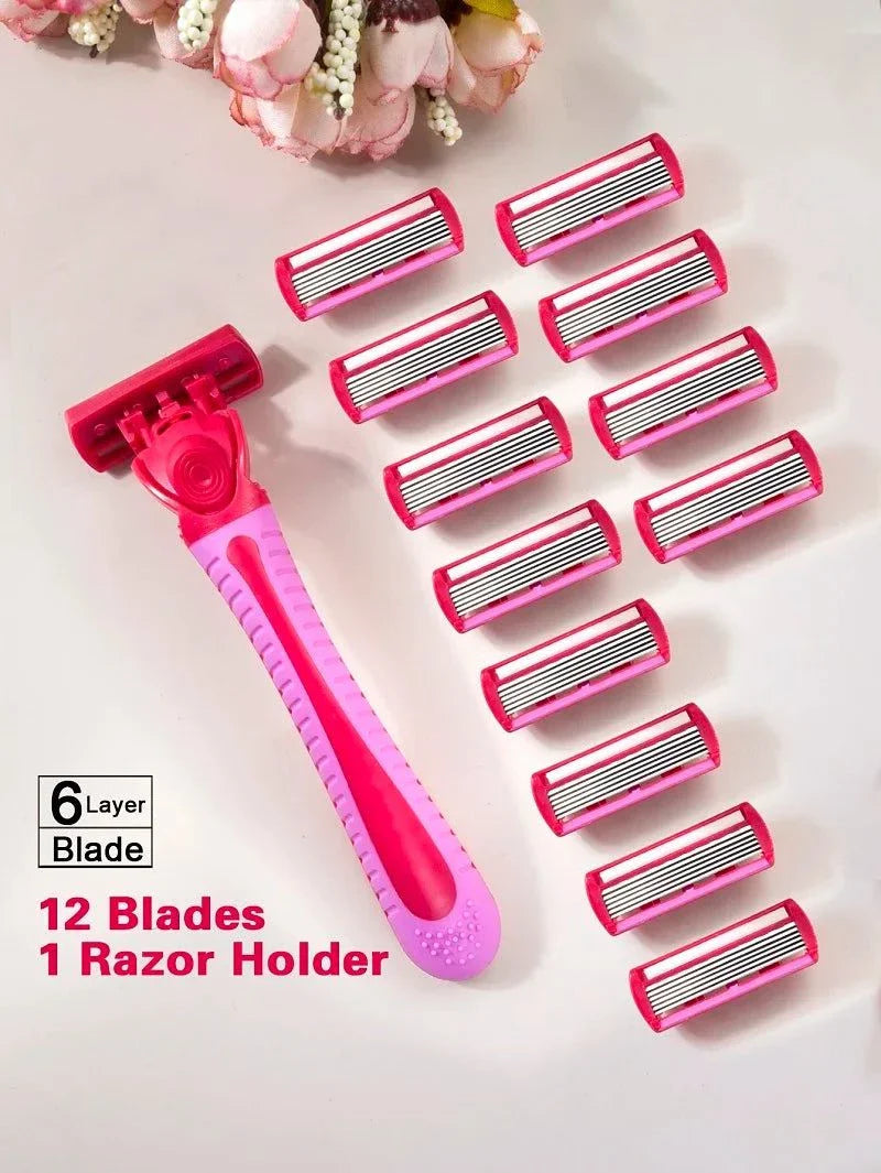 Body Hair Shaving Set  Shop All I Want Body Hair Shaving Set for Men & Women | Smooth Bikini Shave (1 Handle Get a smooth, irritation-free shave with this body hair razor set, designed for both men and women. Equipped with 1 easy-grip handle and 12 high-quality replacement Shop All I WantShop All I WantSmooth Bikini Shave (1 Handle + 12 Blades) ✨