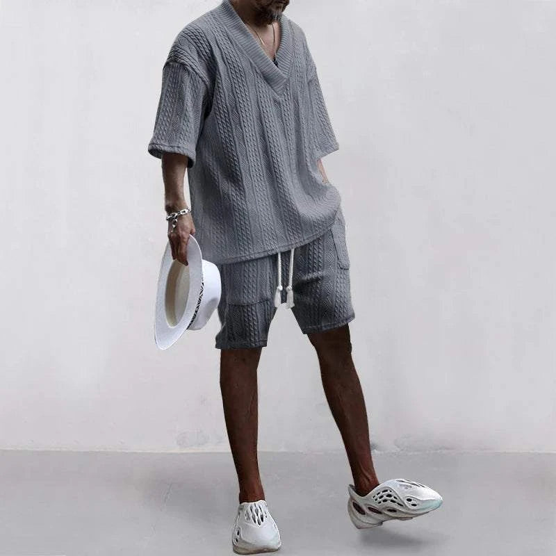 New Summer Men's Set – Loose Casual Sports Suit, High-Quality Cotton JStep into summer with confidence in the New Summer Men's Set, designed for ultimate comfort and style. This two-piece sports suit features a loose fit, allowing for Shop All I WantShop All I WantSummer Men'