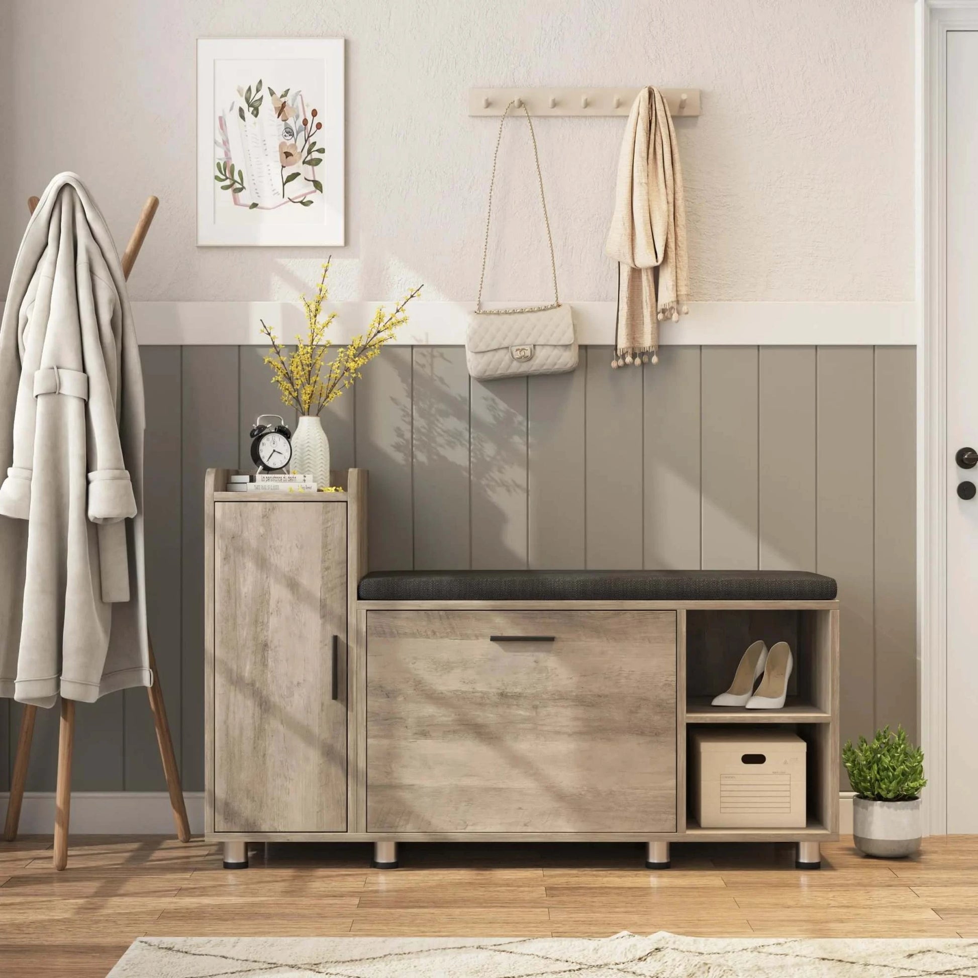 Cabinet with Adjustable Shelf for Living Room Furniture 🌟Transform your sitting room designs with this versatile Cabinet featuring an adjustable shelf and sleek minimalist modern design. Whether used as a shoe rack or storShop All I WantShop All I WantLiving Room Furniture 🌟