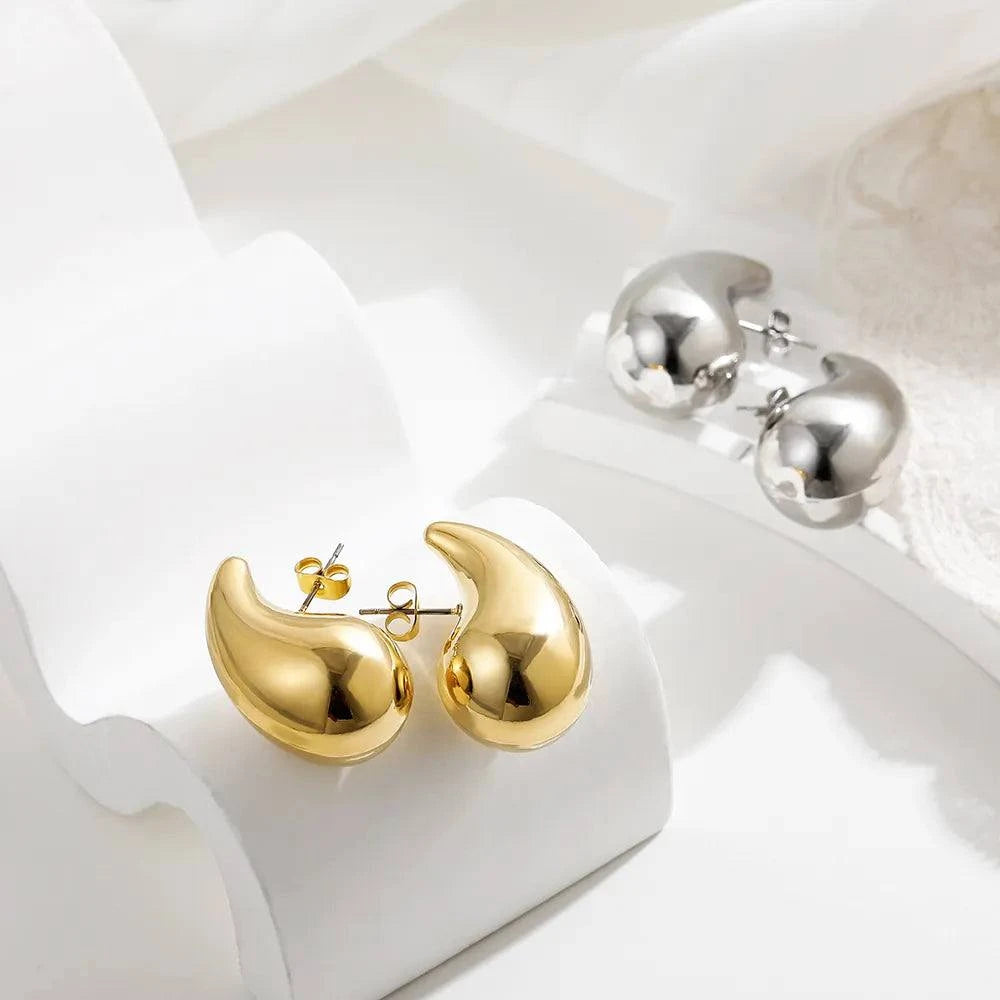 Lightweight Stainless Steel Gold Tear Drop Earrings 🌟Elevate Your Earring Collection with Our Lightweight Stainless Steel Gold Tear Drop Earrings!
Introducing our Lightweight Stainless Steel Gold Tear Drop Earrings, thSHOP ALL I WANTShop All I WantLightweight Stainless Steel Gold Tear Drop Earrings