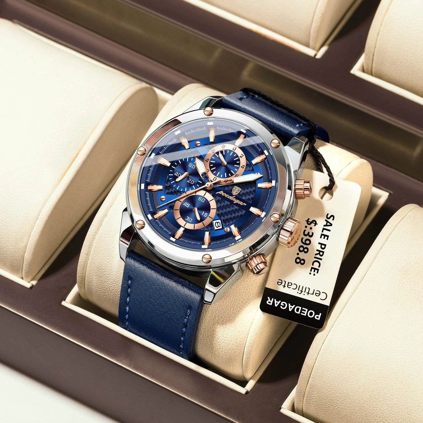 Elegant Men’s Quartz Watch – Waterproof Luminous Sports Timepiece withThe Elegant Men’s Quartz Watch offers both sophistication and functionality. Its waterproof design and luminous hands make it perfect for both daily wear and active Shop All I WantShop All I WantQuartz Watch – Waterproof Luminous Sports Timepiece