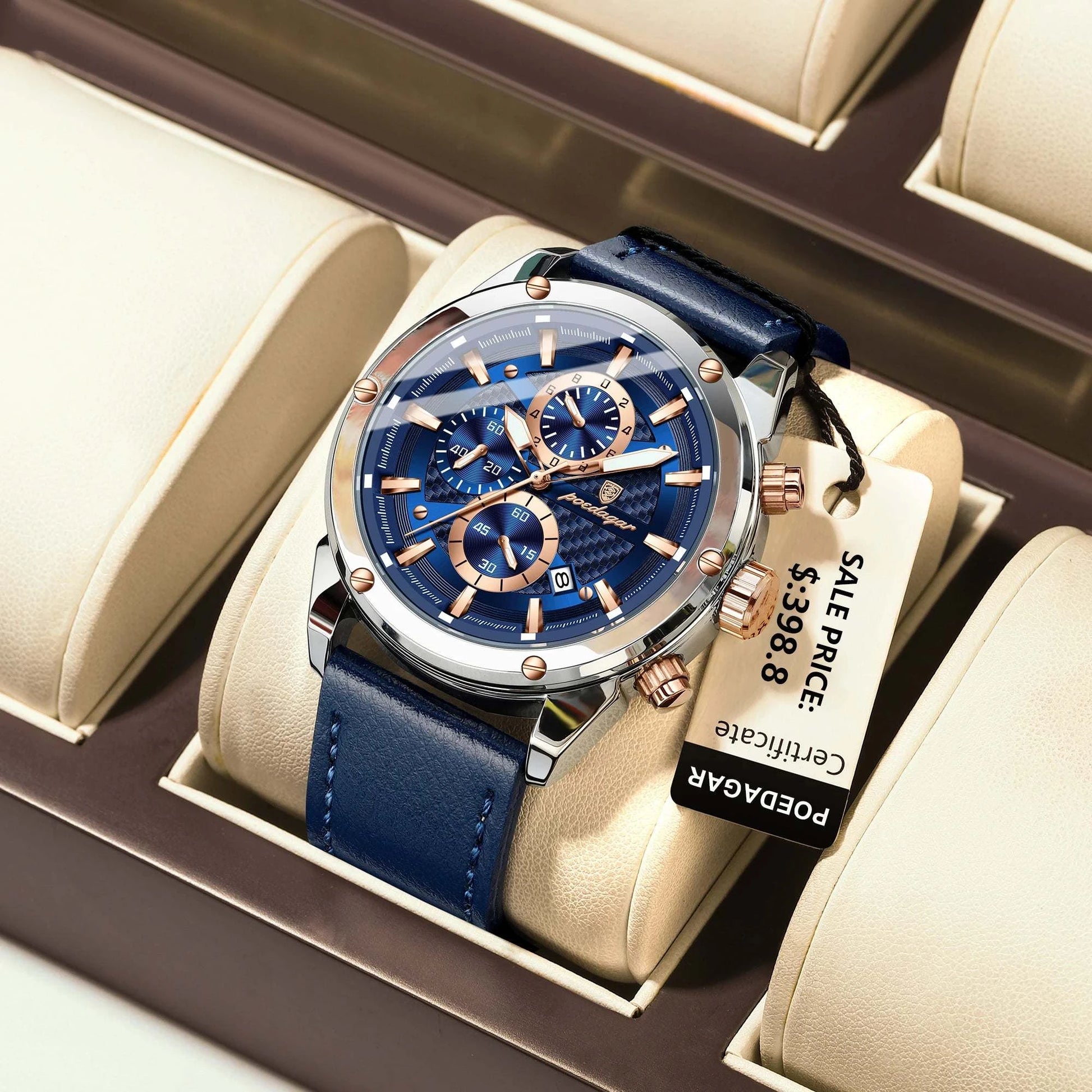 Elegant Men’s Quartz Watch – Waterproof Luminous Sports Timepiece withThe Elegant Men’s Quartz Watch offers both sophistication and functionality. Its waterproof design and luminous hands make it perfect for both daily wear and active Shop All I WantShop All I WantQuartz Watch – Waterproof Luminous Sports Timepiece