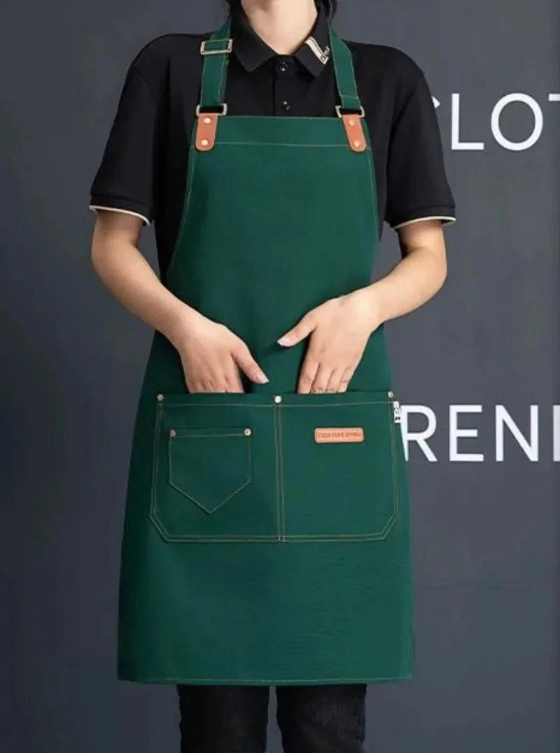 Waterproof Canvas Aprons: Stylish & Functional for Everyone! π©βπ³π¨β?pgrade your work attire with our waterproof canvas neck hanging aprons, designed for both men and women. Perfect for restaurant kitchens, baking, cleaning, barberinShop All I WantShop All I WantWaterproof Canvas