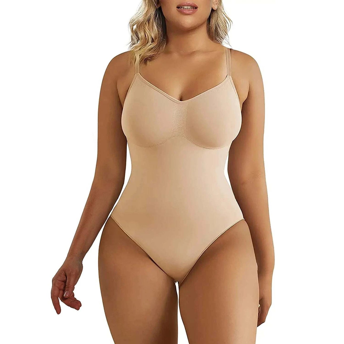 Seamless Bodysuit Shapewear: Tummy Control & Thong Design! 🔥✨Transform your silhouette with our seamless bodysuit shapewear, available in sizes XS to 3XL. This versatile bodysuit features a thong design for a smooth finish andShop All I WantShop All I WantSeamless Bodysuit