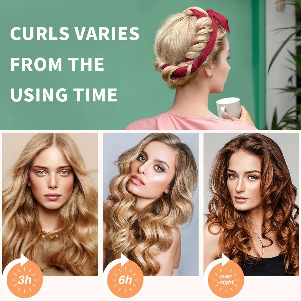 💁♀️ Heatless Curling Rod Headband – Soft, No-Heat Hair Rollers for EAchieve beautiful curls without the heat with the Heatless Curling Rod Headband. Designed for comfort while you sleep, this soft and flexible headband creates effortShop All I WantShop All I WantHeatless Curling Rod Headband
