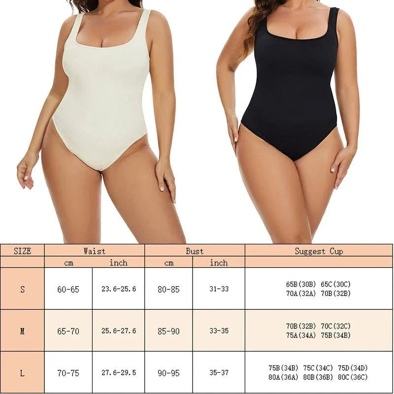 Body Shaper  Shop All I Want Tummy Control Jumpsuit – Light Control Open Crotch Shapewear Bodysuit Transform your silhouette with this Tummy Jumpsuit, designed for everyday shaping and comfort. This daily shaper bodysuit features a unique ribbed design that offersShop All I WantShop All I WantTummy Control Jumpsuit – Light Control Open Crotch Shapewear Bodysuit 🌟✨