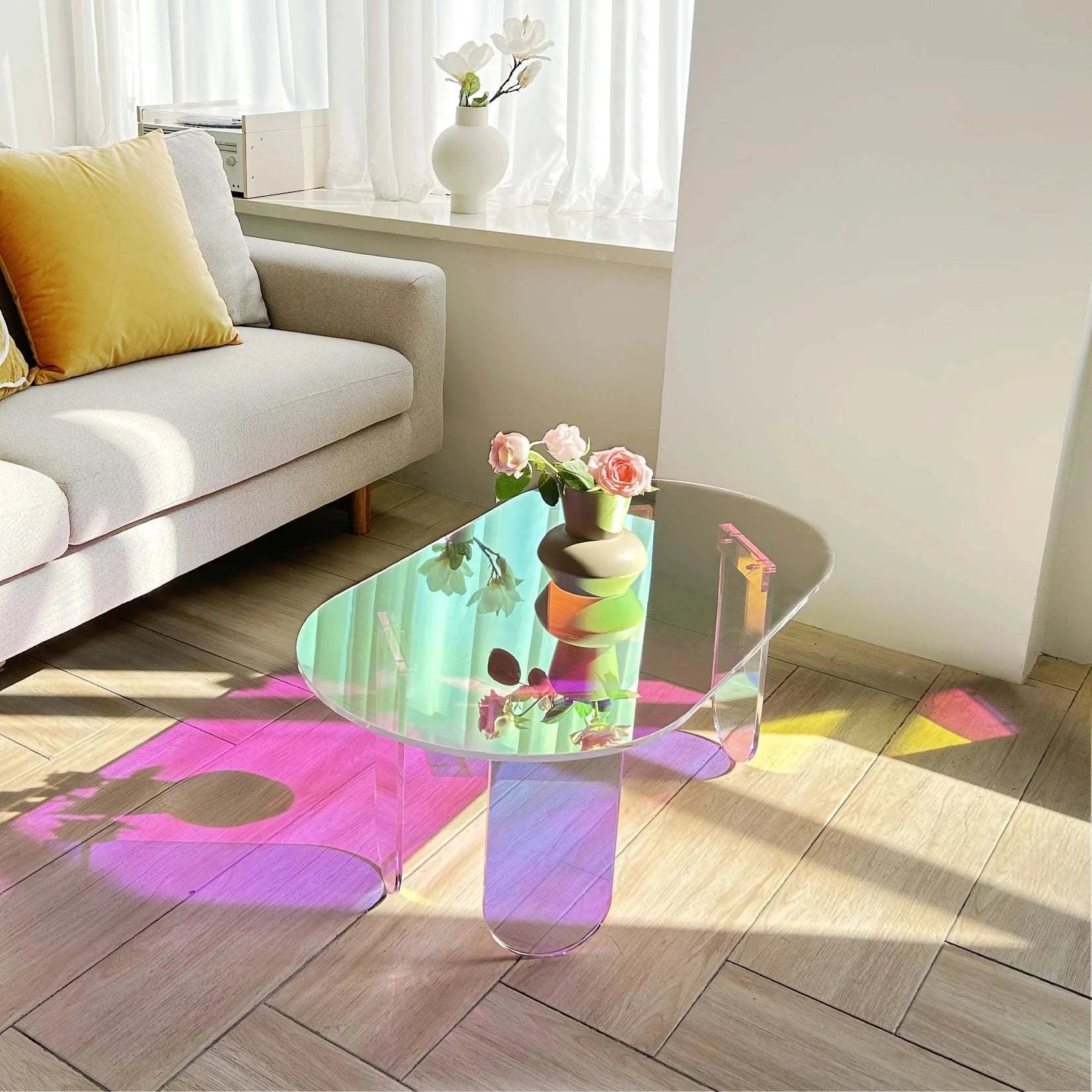 Acrylic Coffee Table ✨Elevate your living space with this elegant acrylic coffee table, designed to add a modern touch to any room. Its minimalist style blends seamlessly with contemporarShop All I WantShop All I WantAcrylic Coffee Table ✨