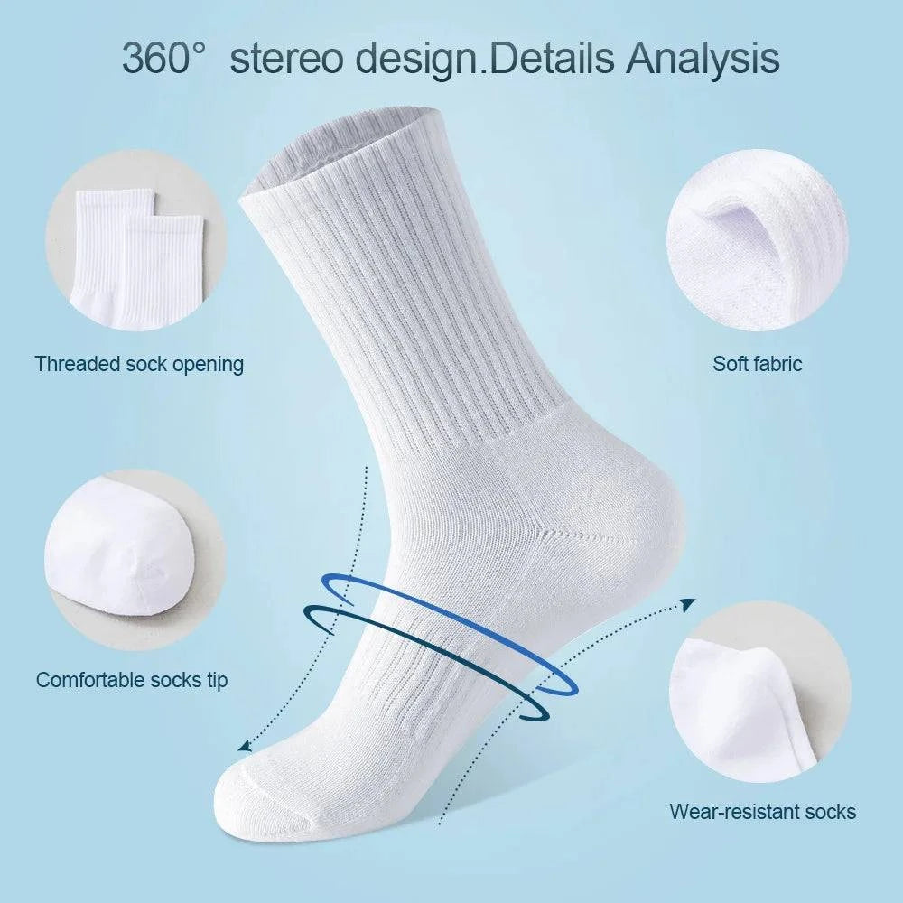 🧦 5 Pairs Men’s Cotton Socks – Soft, Breathable, New Style for All SeStep up your sock game with this 5-pair set of men's cotton socks. Designed for all seasons, these soft and breathable socks come in a plus size for ultimate comfortSHOP ALL I WANTShop All I WantCotton Socks