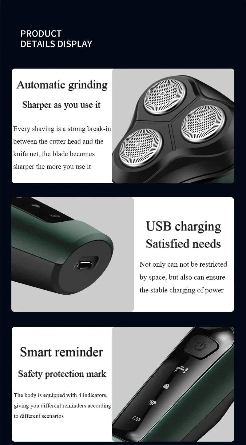 Portable Electric Shaver: Wet & Dry Use Travel Razor! 💼💧Keep your grooming routine efficient on the go with this electric shaver. Designed for both wet and dry use, this sleek razor is perfect for travel, fitting easily iShop All I WantShop All I WantPortable Electric