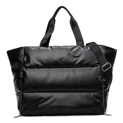 The Puffer Tote Bag 🖤Trend-forward versatility that fits any style. Our chic Puffer Bag effortlessly complements various outfits. Compact dimensions: 19.3" x 6.3" x 13.8" with a 20-literSHOP ALL I WANTShop All I Wantpuffer tote bag