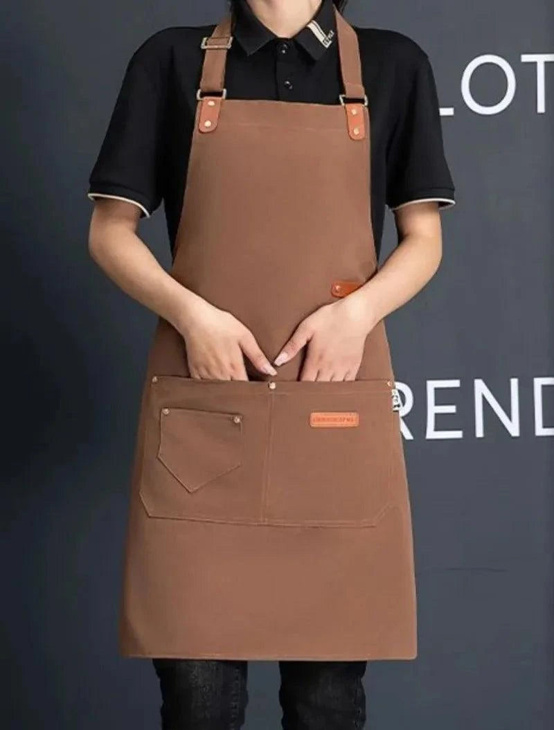 Waterproof Canvas Aprons: Stylish & Functional for Everyone! π©βπ³π¨β?pgrade your work attire with our waterproof canvas neck hanging aprons, designed for both men and women. Perfect for restaurant kitchens, baking, cleaning, barberinShop All I WantShop All I WantWaterproof Canvas