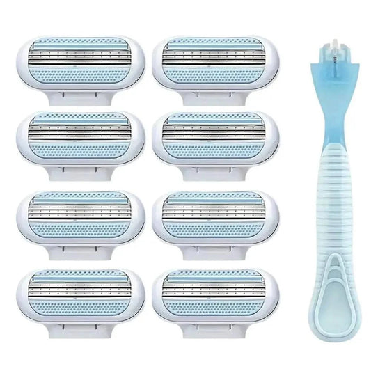 Women’s Safety Razor Blades: Detachable for Effortless Hair Removal! ?chieve a smooth and effortless shave with our women's safety razor blades, designed for face, legs, armpits, and bikini areas. These high-quality blades ensure a clShop All I WantShop All I WantWomen’s Safety