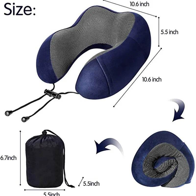 Pillow Memory Foam Neck PillowFeatures:
Perfect Curves Shape Design: The memory foam travel pillow is ergonomically designed to better fit your neck, preventing head forward, and relieving neck SHOP ALL I WANTShop All I WantPillow Memory Foam Neck Pillow