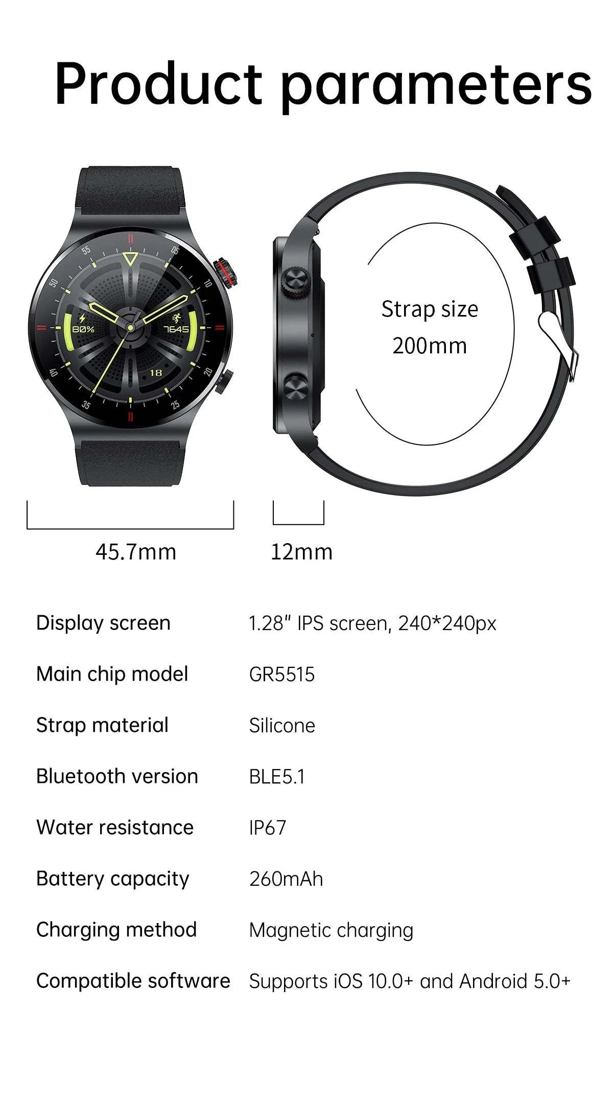 Luxury Smart Watches for Men | 2025 NFC BT Call Fitness Watch ⌚Stay connected and stylish with this 2025 luxury smart watch for men, featuring NFC and Bluetooth call capabilities. Designed for fitness enthusiasts, this waterprooShop All I WantShop All I Want2025 NFC BT Call Fitness Watch ⌚
