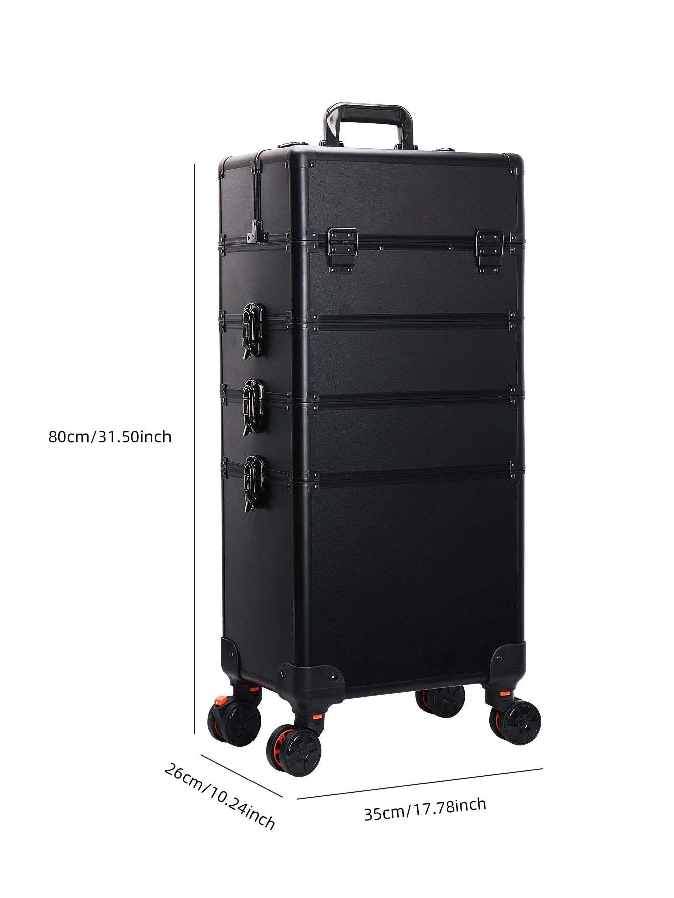 4-in-1 Cosmetic Rolling Trolley on Wheels - Pink Makeup Train Case 💄✨Organize your beauty essentials in style with the 4-in-1 Cosmetic Rolling Trolley on Wheels. Perfect for makeup artists or beauty enthusiasts, this pink makeup trainShop All I WantShop All I Want-1 Cosmetic Rolling Trolley