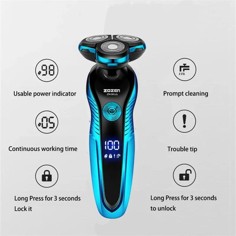Electric Rechargeable & Washable Razor Shavor! 🔋💦Experience the ultimate grooming tool with the Electric Shaver. This rechargeable electric razor is designed for both wet and dry use, making it versatile for your sShop All I WantShop All I WantElectric Rechargeable