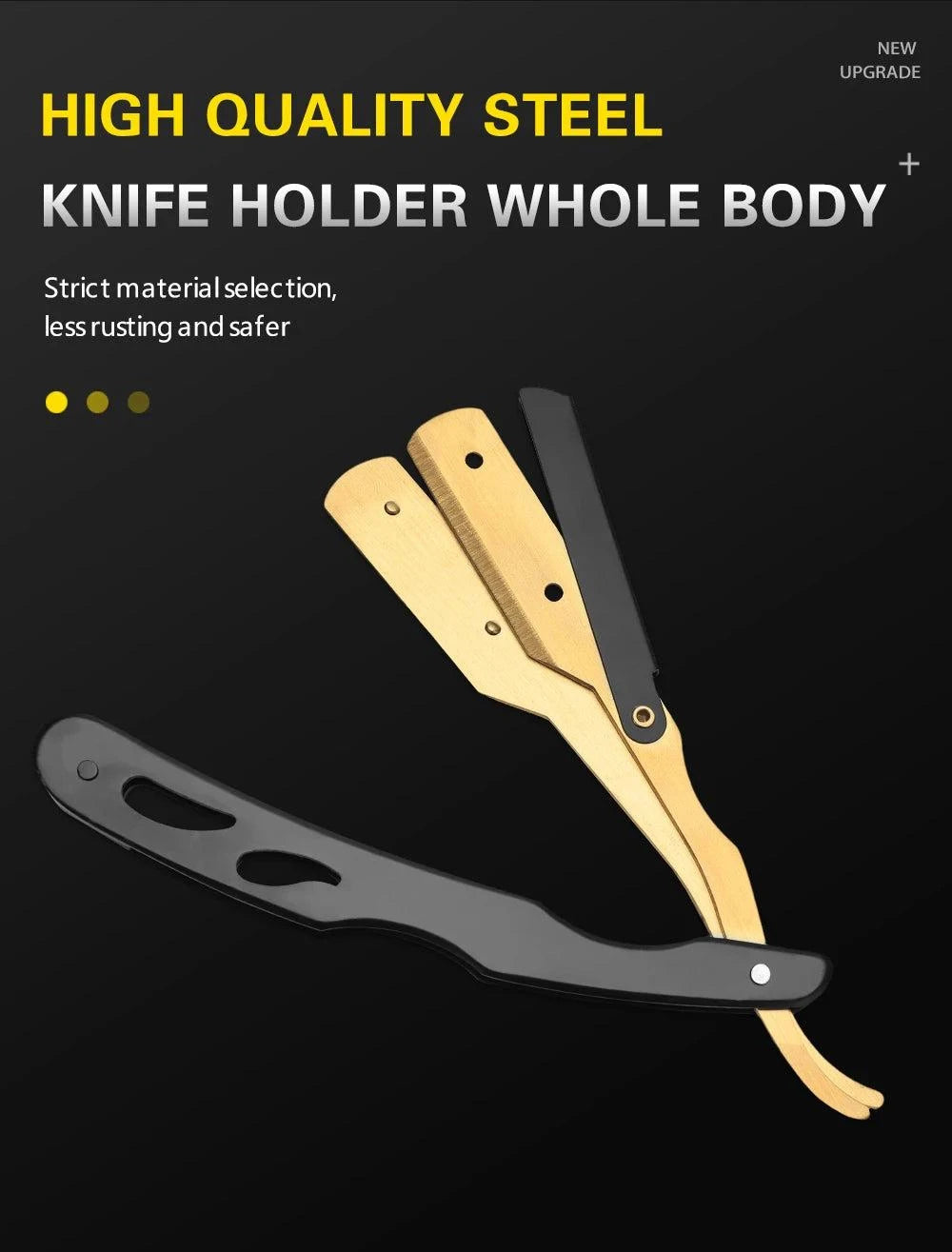 Barbertop Straight Razor | Classic Manual Folding Knife for Men ✂️Experience precision shaving with the Barbertop shaving straight razor. This classic manual barber razor features a sleek folding design and is crafted from high-quaShop All I WantShop All I WantClassic Manual Folding Knife