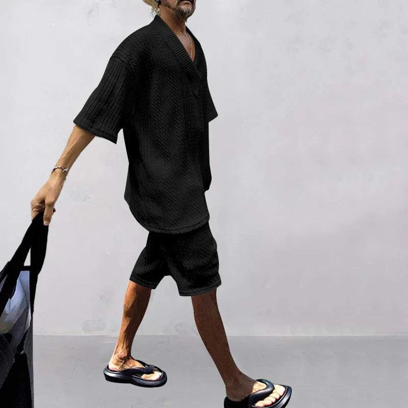 New Summer Men's Set – Loose Casual Sports Suit, High-Quality Cotton JStep into summer with confidence in the New Summer Men's Set, designed for ultimate comfort and style. This two-piece sports suit features a loose fit, allowing for Shop All I WantShop All I WantSummer Men'