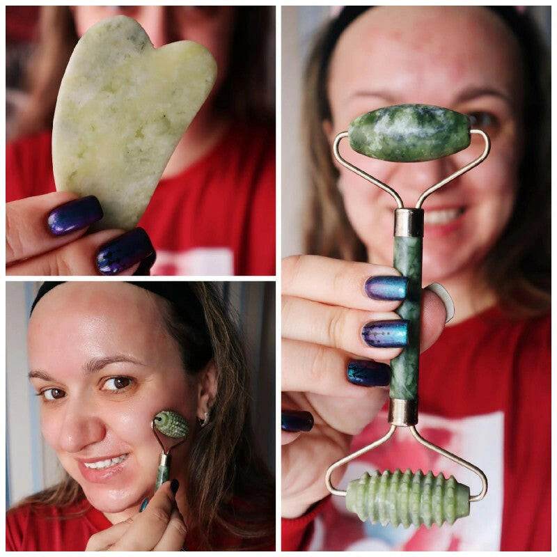 Face Roller for Facial LiftUnlock the Beauty of Radiant Skin with FUBEICHLY's Natural Jade Face Roller!
Experience the rejuvenating power of our Natural Jade Face Roller, a timeless beauty secSHOP ALL I WANTShop All I WantFace Roller