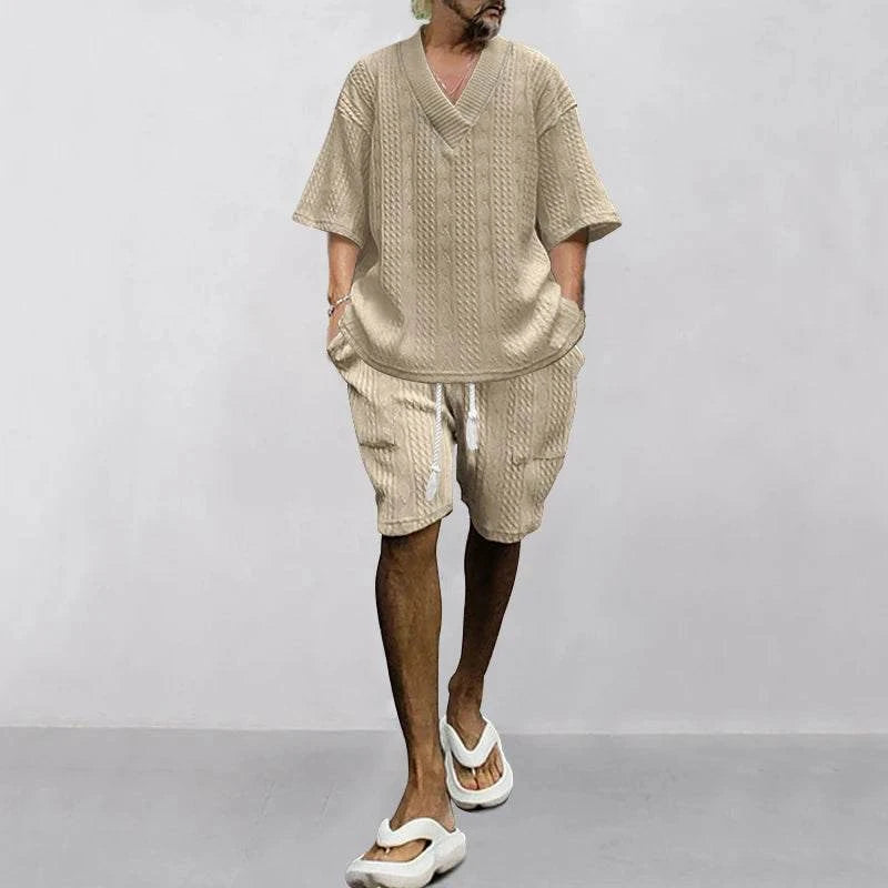 New Summer Men's Set – Loose Casual Sports Suit, High-Quality Cotton JStep into summer with confidence in the New Summer Men's Set, designed for ultimate comfort and style. This two-piece sports suit features a loose fit, allowing for Shop All I WantShop All I WantSummer Men'