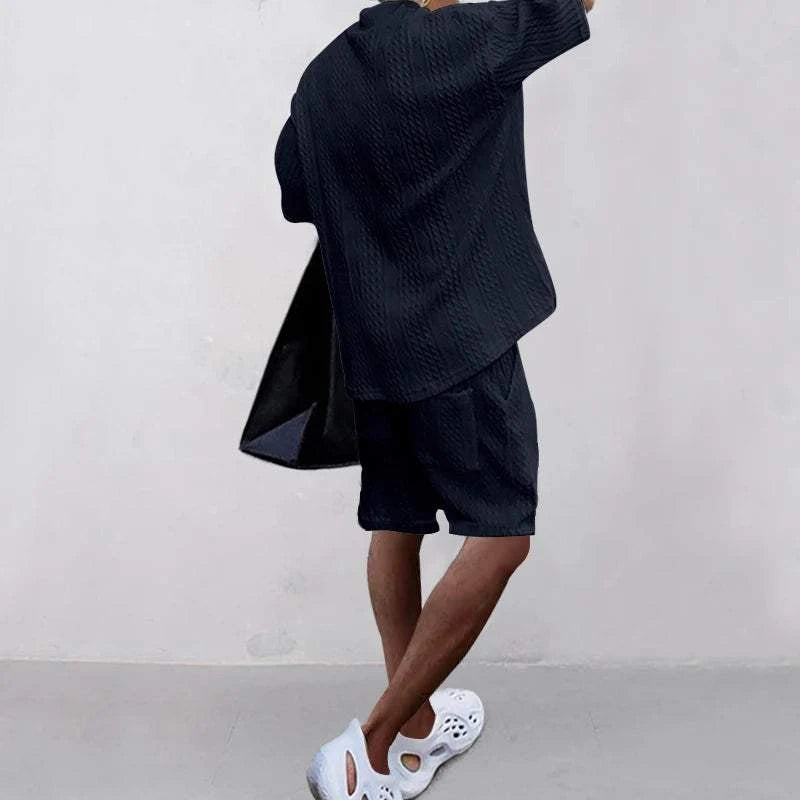 New Summer Men's Set – Loose Casual Sports Suit, High-Quality Cotton JStep into summer with confidence in the New Summer Men's Set, designed for ultimate comfort and style. This two-piece sports suit features a loose fit, allowing for Shop All I WantShop All I WantSummer Men'