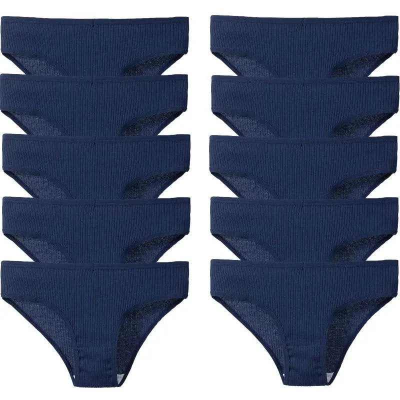 10PCS Women’s Panties Set | Sexy Breathable Cotton Striped Briefs 🌸Indulge in comfort with the 10PCS set of women's panties. These sexy and breathable cotton striped briefs are designed for all-day wear, combining style and comfort Shop All I WantShop All I WantSexy Breathable Cotton Striped Briefs 🌸