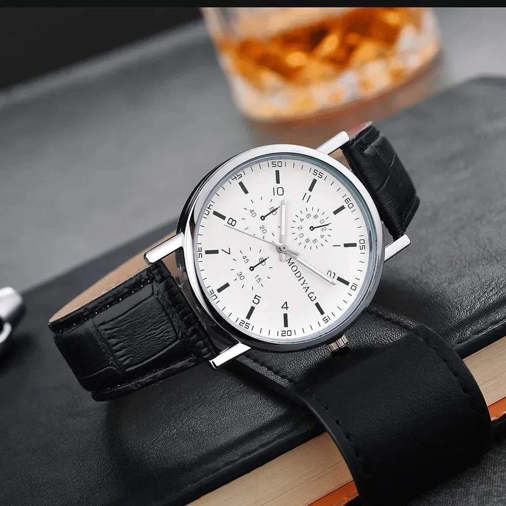 Men's Luxury Business Wrist Watch – Analog Quartz Watch with Leather SElevate your style with the Men's Luxury Business Wrist Watch, a perfect blend of sophistication and functionality. This elegant analog watch features a high-qualityShop All I WantShop All I WantLuxury Business Wrist Watch – Analog Quartz Watch
