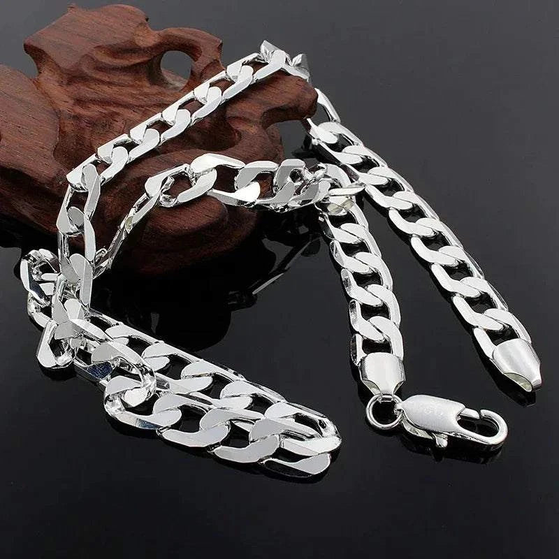 925 Sterling Silver Necklace ✨ – Classic 6mm Chain, 16-24 Inches, LuxuAdd a touch of luxury to your collection with this 925 Sterling Silver Necklace. Featuring a classic 6mm chain and an adjustable length of 16 to 24 inches, this neckShop All I WantShop All I Want925 Sterling Silver Necklace