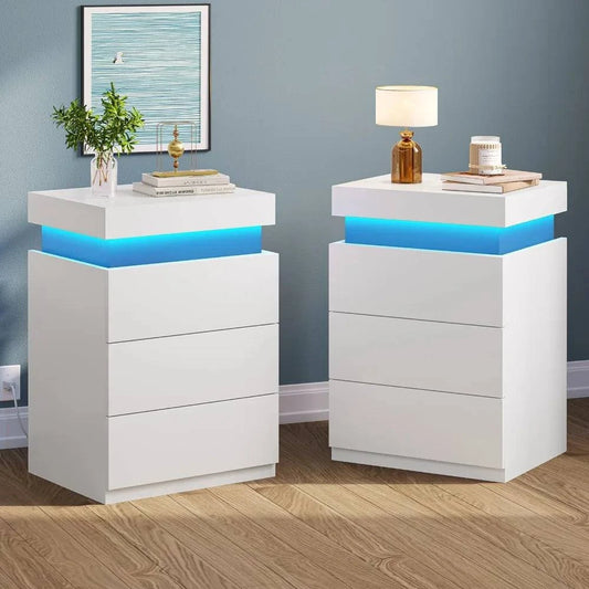 2 Nightstands Set with Charging StationEnhance your bedroom’s functionality and style with this 2 Nightstands Set with Charging Station. Designed with a Modern Morocco appearance, these nightstands offer Shop All I WantShop All I Want2 Nightstands Set