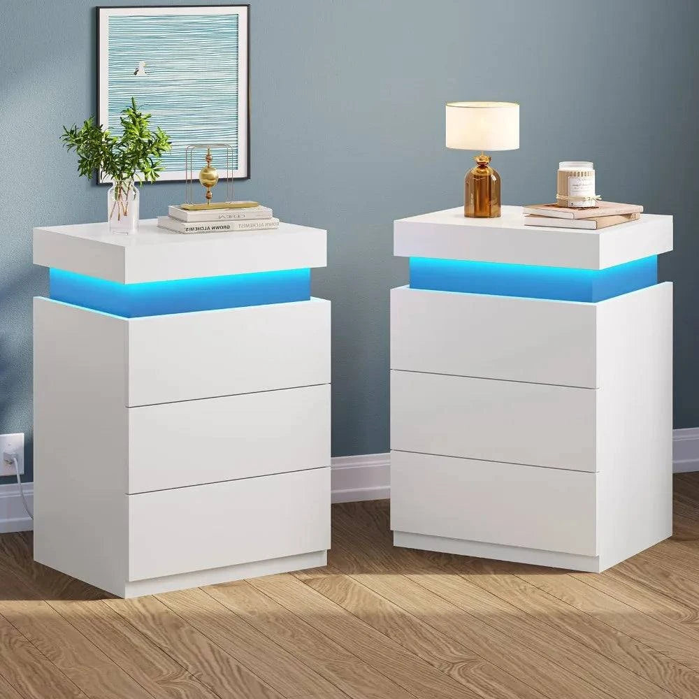 2 Nightstands Set with Charging StationEnhance your bedroom’s functionality and style with this 2 Nightstands Set with Charging Station. Designed with a Modern Morocco appearance, these nightstands offer Shop All I WantShop All I Want2 Nightstands Set